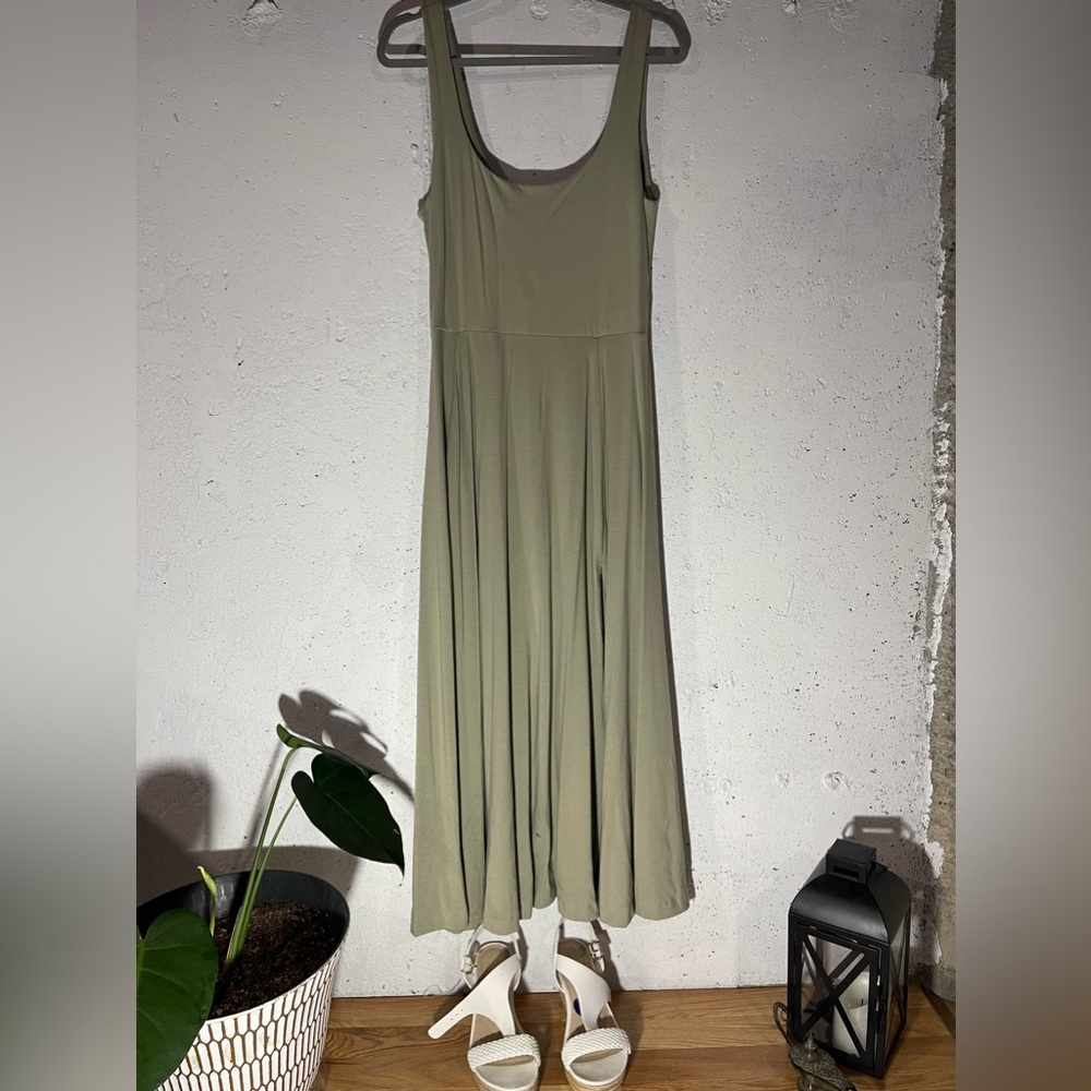 American Eagle Olive Green Sundress